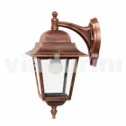 Lámpara de pared de aluminio para jardín hecha en Italia, Aquilina Viadurini