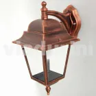 Lámpara de pared de aluminio para jardín hecha en Italia, Aquilina Viadurini