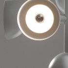 Lámpara de Suspensión Diseño de 16 Luces en Blanco o Negro -Aluminio Celio Viadurini