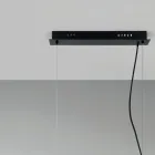 Lámpara de suspensión con 6 luces en metal y vidrio soplado moderno - Birga Viadurini