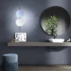 Lámpara de suspensión artesanal de vidrio soplado veneciano - Jupiter Viadurini