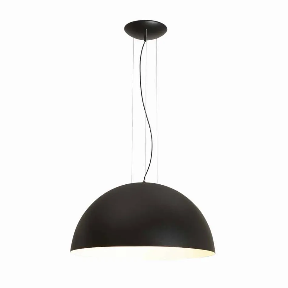 acero suspensión bicolor Lamp, Ø50xh.25xL.cavo100cm, Grace Viadurini
