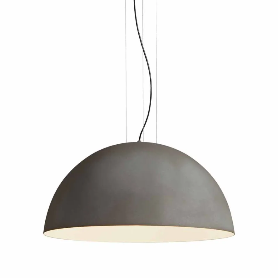 acero suspensión bicolor Lamp, Ø60xh.30xL.cavo100cm, Tara Viadurini