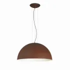 acero suspensión bicolor Lamp, Ø60xh.30xL.cavo100cm, Tara Viadurini