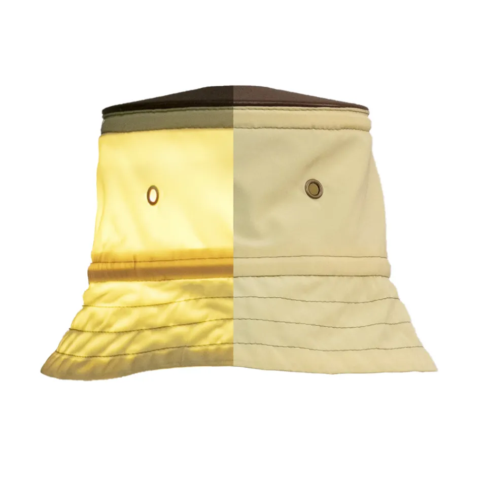 Lámpara de suspensión con pantalla de poliéster Made in Italy - Toscot Junction Viadurini