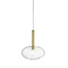Lámpara de suspensión con vidrio de varias formas Made in Italy - Sintonia Viadurini