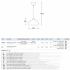 Lámpara colgante en la cerámica La Lustri 8 Viadurini