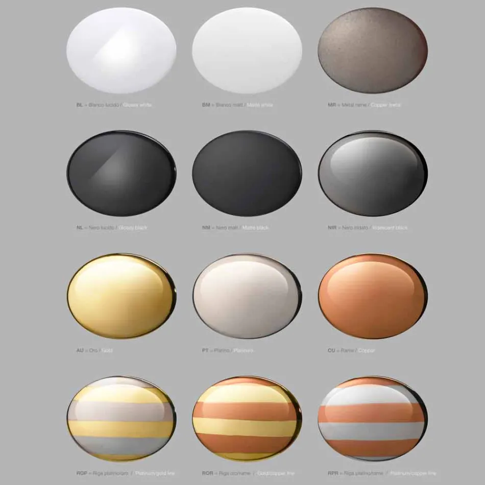 Lámpara colgante en la cerámica La Lustri 8 Viadurini