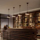 Lámpara colgante de diseño rústico Ø40 cm Galileo Il Fanale Viadurini