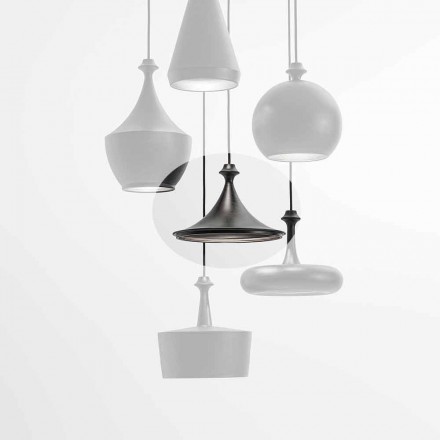 Lámpara de suspensión de diseño en cerámica - Lentejuelas L1 Aldo Bernardi Viadurini