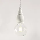 Lámpara de suspensión de diseño en cerámica Made in Italy - Fate by Aldo Bernardi Viadurini