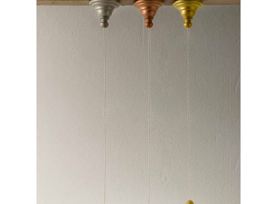 Lámpara de suspensión de diseño en cerámica Made in Italy - Fate by Aldo Bernardi Viadurini