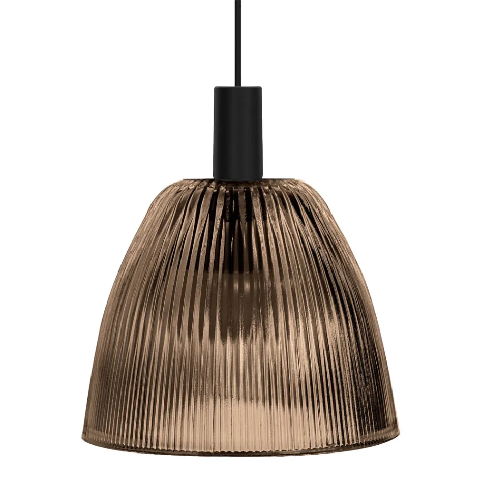 Lámpara colgante de diseño en vidrio veneciano Made in Italy - Zafiro Viadurini