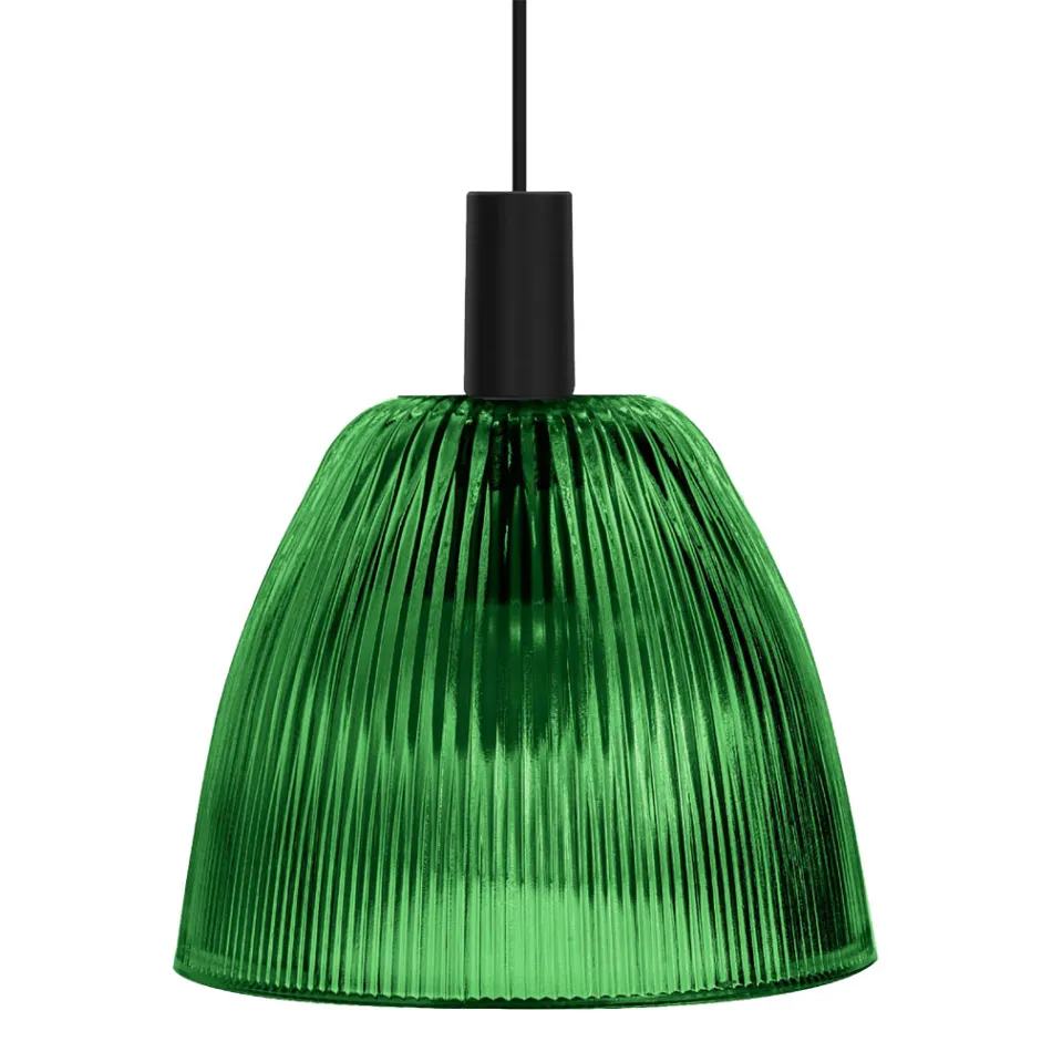 Lámpara colgante de diseño en vidrio veneciano Made in Italy - Zafiro Viadurini