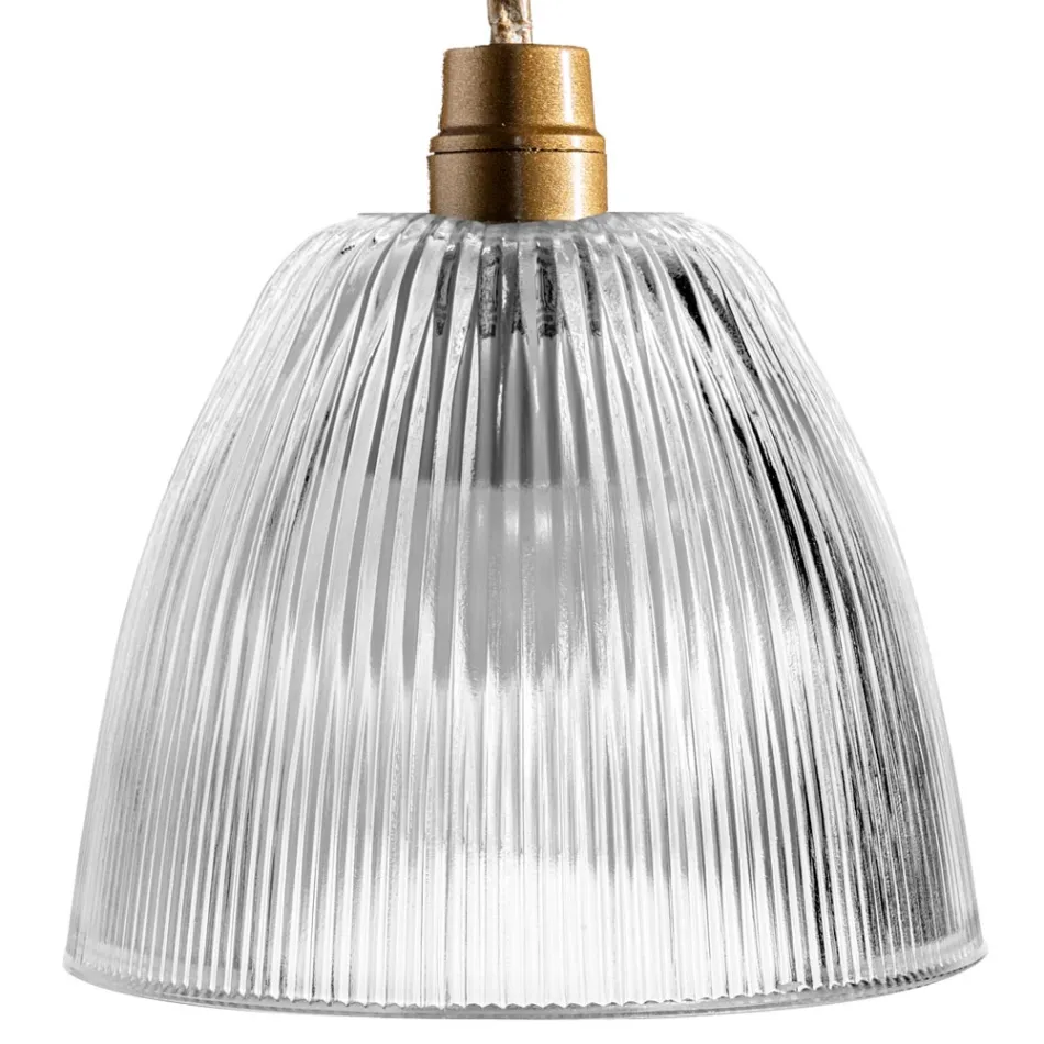 Lámpara colgante de diseño en vidrio veneciano Made in Italy - Zafiro Viadurini