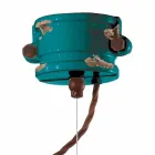 Lámpara colgante hecho a mano diseño urbano Edith Ferroluce Viadurini