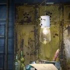 Lámpara colgante de diseño urbano artesanal Edith Ferroluce Viadurini