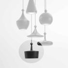 Lámpara de suspensión du Design en cerámica - L6 Glitter Aldo Bernardi Viadurini