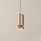 Lámpara de suspensión en aluminio con recubrimiento de polvo y cable ajustable - Buxus Viadurini