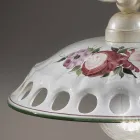 Lámpara de Suspensión de Cerámica Artesanal con Passanastri - Nápoles Viadurini