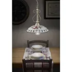 Lámpara de Suspensión de Cerámica Artesanal con Passanastri - Nápoles Viadurini