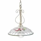 Lámpara de Suspensión de Cerámica Artesanal con Passanastri - Nápoles Viadurini