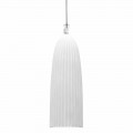 Lámpara de suspensión de diseño de cerámica blanca brillante en 4 formas - Oasis