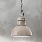Lámpara de suspensión de cerámica coloreada de diseño industrial - Gennina Viadurini