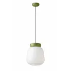 Lámpara colgante de cerámica y vidrio Made in Italy - Corcovado Viadurini