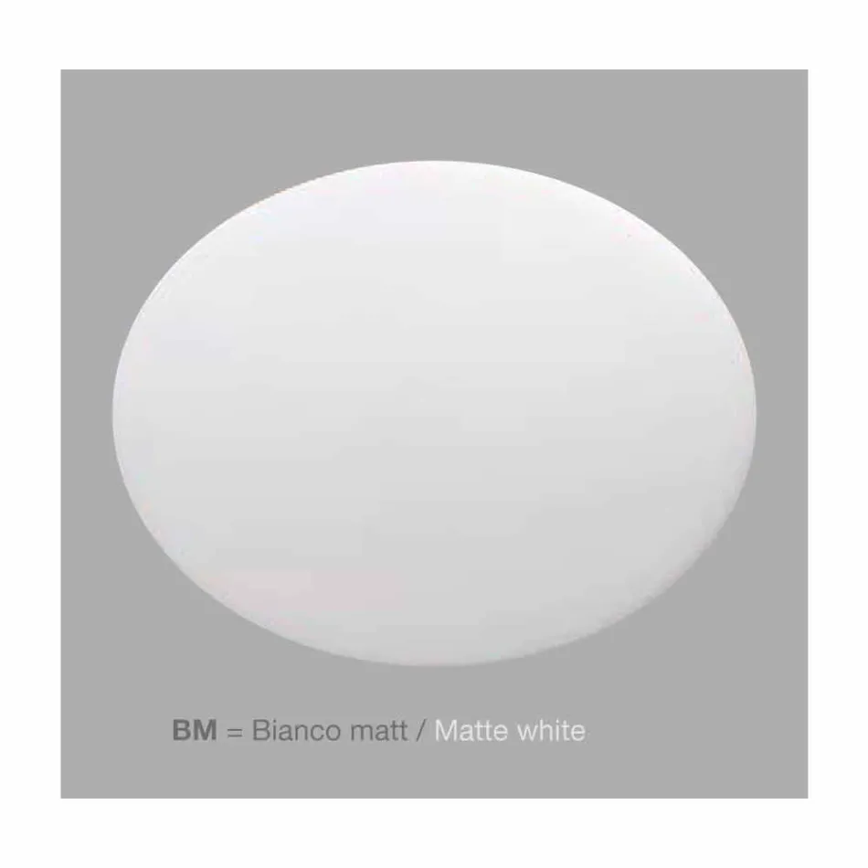 La lámpara colgante de esmalte de cerámica 3 Aldo Bernardi Viadurini