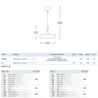 La lámpara colgante de esmalte de cerámica 4 Aldo Bernardi Viadurini