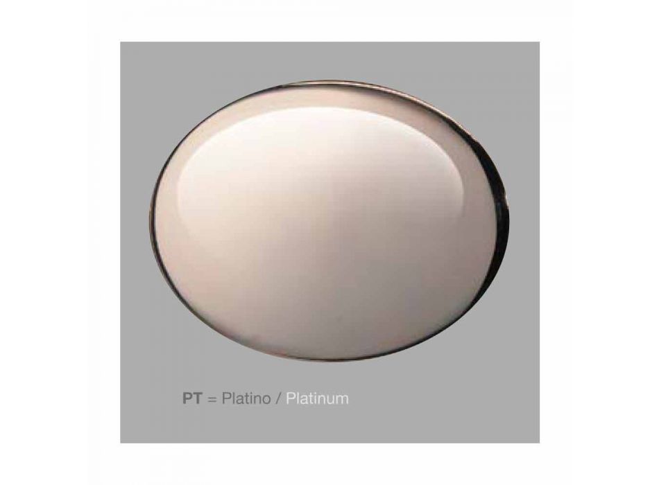 Lámpara colgante del esmalte de cerámica 2 LED o Standard Viadurini
