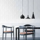 Lámpara colgante del esmalte de cerámica 2 LED o Standard Viadurini