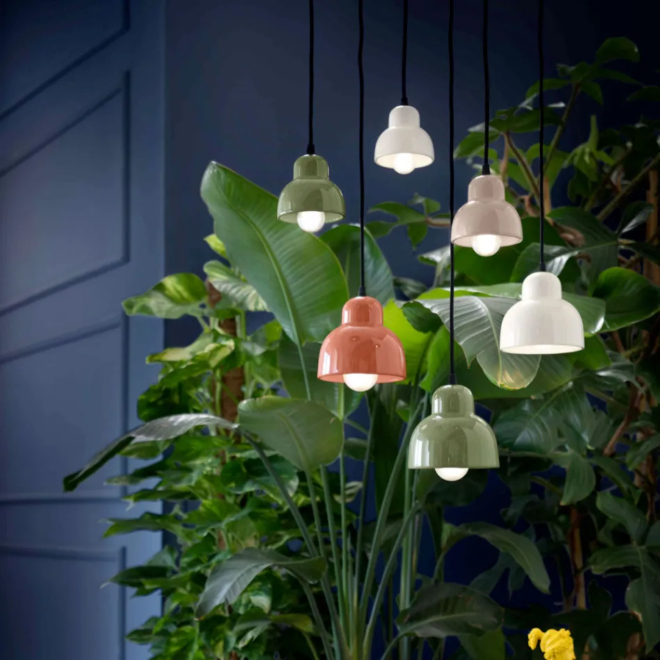 Lámpara de Suspensión en Diferentes Acabados y Tamaños Made in Italy - Berimbau Viadurini