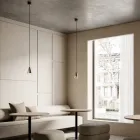 Lámpara colgante de hierro y vidrio Made in Italy - Cloudy Viadurini