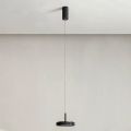 Lámpara de Suspensión en Metal Pintado Negro y Luz LED - Hornbeam