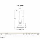 Lámpara colgante de cobre antiguo y fundición de latón Viadurini