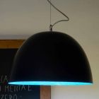 Lámpara colgante de resina In-es.artdesign H2o Pizarra moderna Viadurini