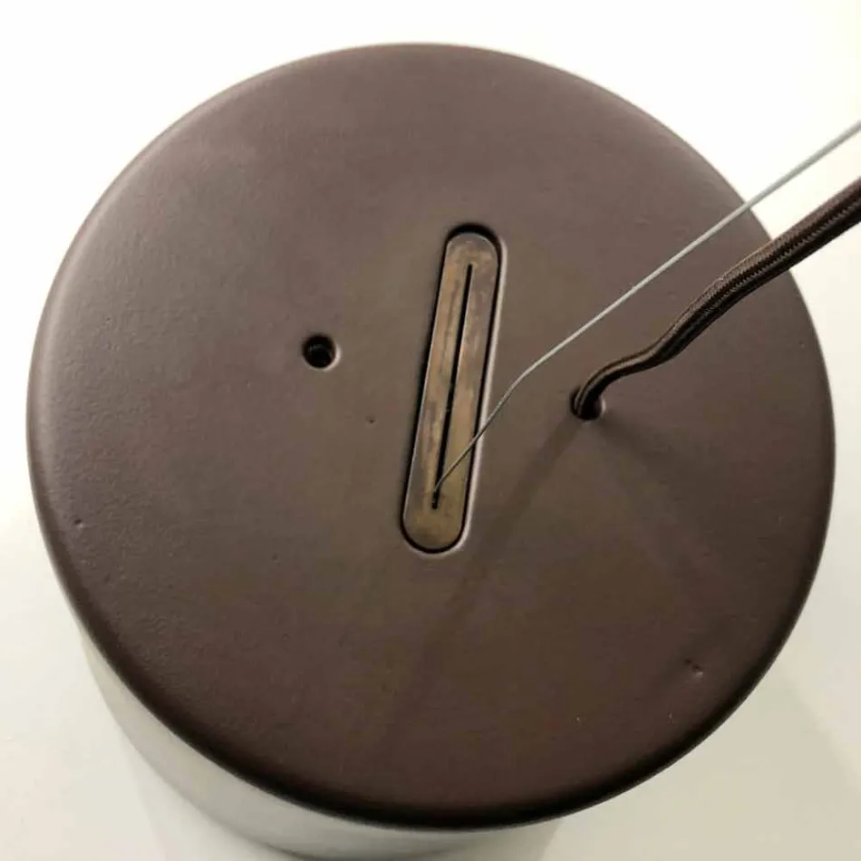 Lámpara colgante de diseño en terracota, Ø37cm - Toscot Henry Viadurini