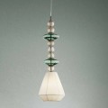Lámpara de suspensión en vidrio veneciano Hecho a mano Made in Italy - Amilia