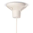 Lámpara colgante de vidrio y cerámica coloreada Made in Italy - Lariat Viadurini