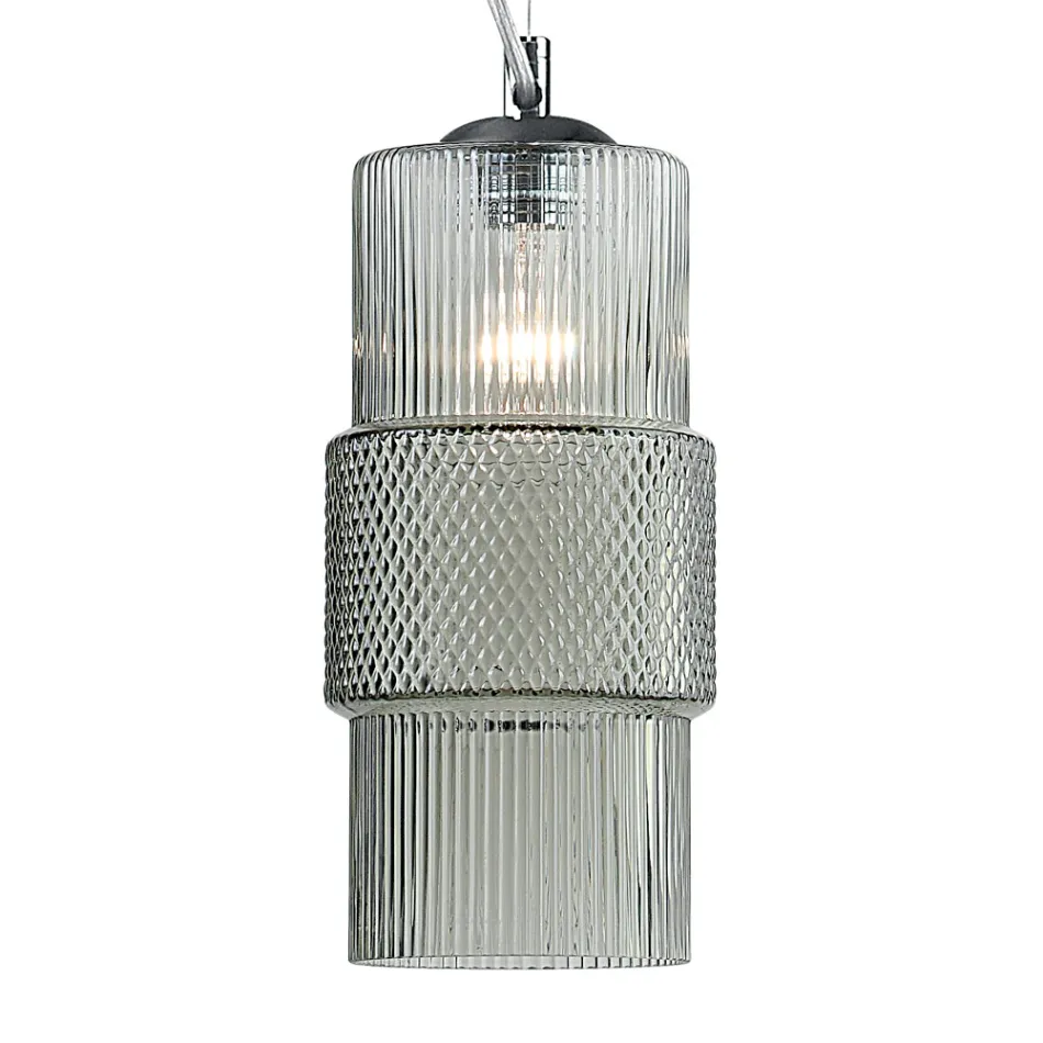 Lámpara de suspensión en vidrio soplado a mano en Venecia 15 cm - Satomi Viadurini