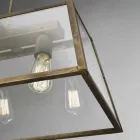 Lámpara de suspensión Industrial 3 luces de Londres Il Fanale Viadurini