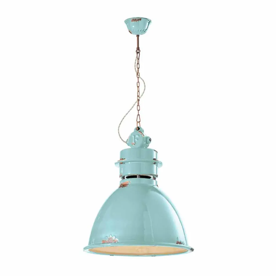 lámpara de suspensión de diseño industrial elaborado Katie Viadurini