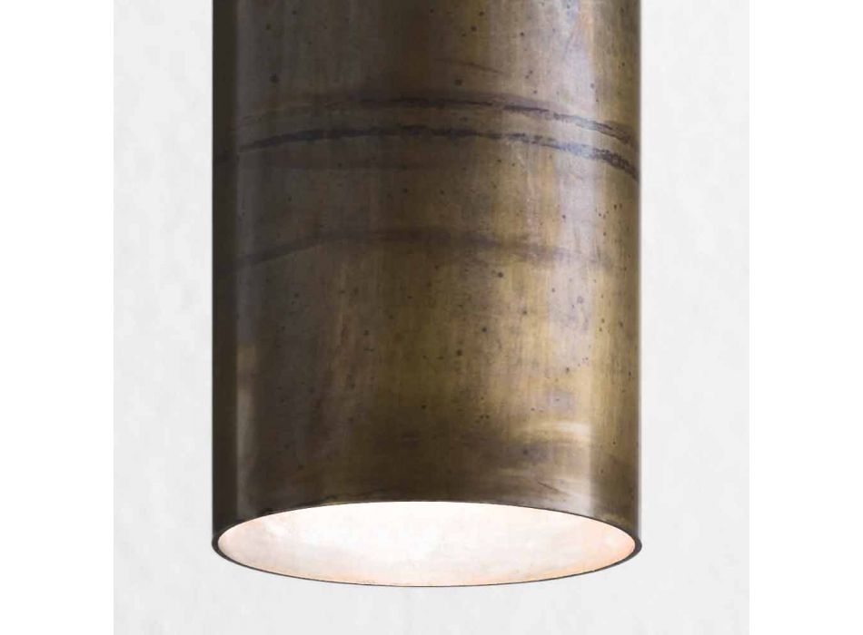 Lámpara Industrial suspensión Ø 10 cm Girasoles Il Fanale Viadurini