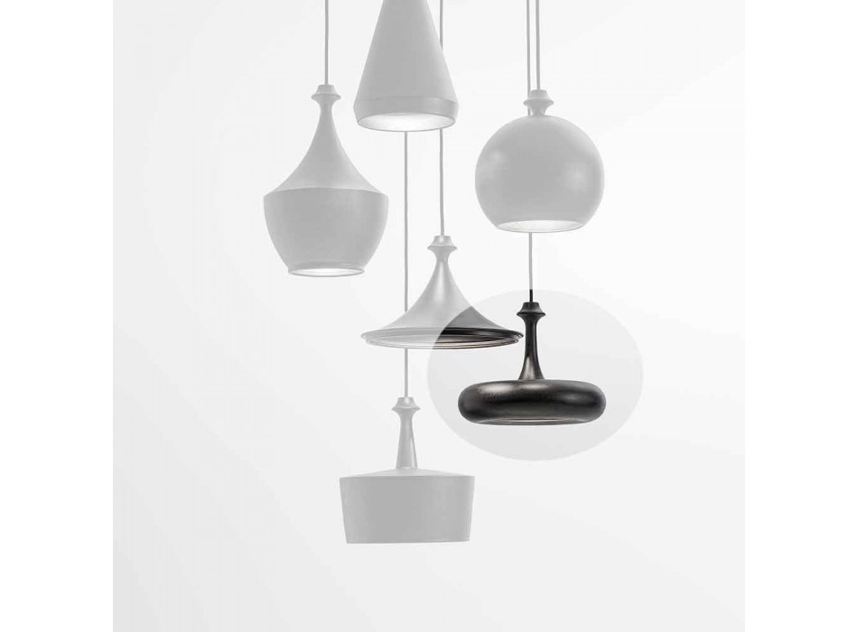 Lámpara de suspensión Made in Italy de cerámica - L4 Glitter Aldo Bernardi Viadurini