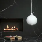 Lámpara de suspensión moderna Aldo Bernardi en cerámica I Lustrini 5 Viadurini