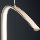 Lámpara colgante de metal moderna con fuente de luz LED - Steven Viadurini
