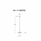 Lámpara de techo moderna, línea de Civetta Aldo Bernardi Viadurini
