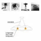 Lámpara de suspensión para exteriores Plastic Cloud Design - Nefos by Myyour Viadurini